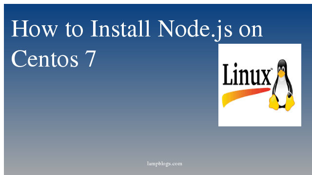 amazon linux install nodejs